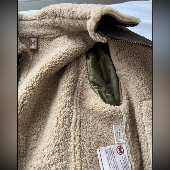 Matchless Leather Jacket Shearling Lining Size 42 - Picture 6 of 8